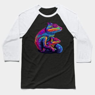 Chameleon Fathers Day Baseball T-Shirt